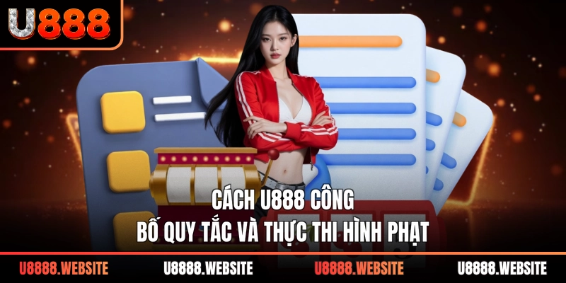 Cách U888 công bố quy tắc và thực thi hình phạt