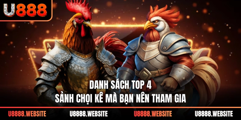 Danh sách top 4 sảnh chọi kê mà bạn nên tham gia