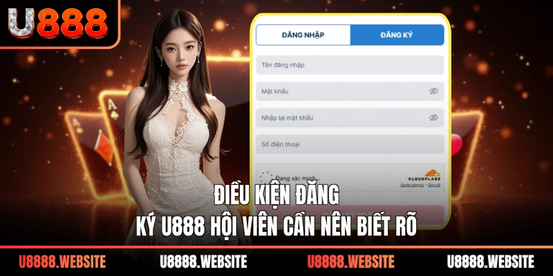 Điều kiện đăng ký U888 hội viên cần nên biết rõ