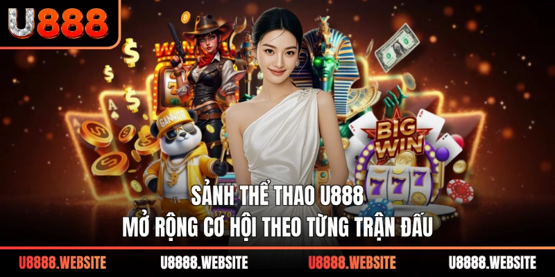 Sảnh thể thao U888 mở rộng cơ hội theo từng trận đấu