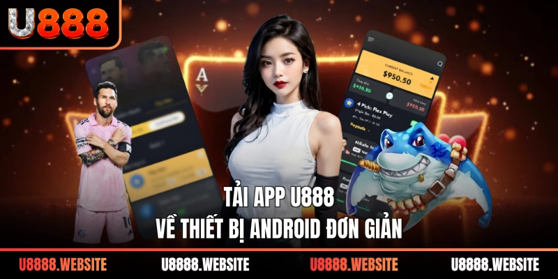 Tải app U888 về thiết bị Android đơn giản