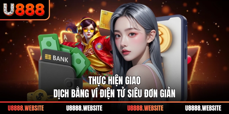 Thực hiện giao dịch bằng ví điện tử siêu đơn giản
