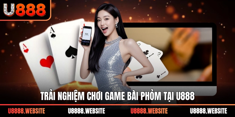 Trải nghiệm chơi game bài Phỏm tại U888