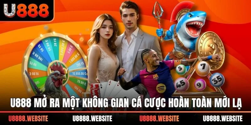 U888 mở ra một không gian cá cược hoàn toàn mới lạ